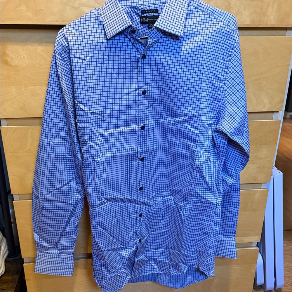 Neman Marcus Men's Button Up Cotton Shirt